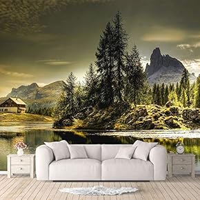 Wall Murals for Bedroom Beautiful Nature Norway Natural Landscape Large Removable Wallpaper Peel and Stick Wall Stickers - 66x96 inches