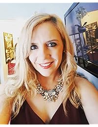 Fsmiling - Collar de oro envejecido con colgante de flor de cristal para mujeres, bodas, bailes de graduación