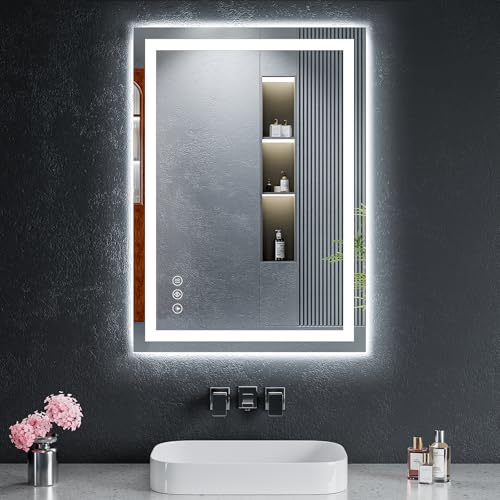 28"x20" LED Bathroom Mirror Lights Backlit +