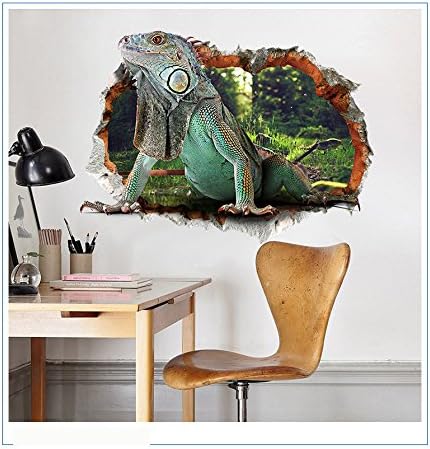 3D Smashed Wall Lizard Creeper Animal Wall Sticker for Home Children Nursery Room Decal - Image 3