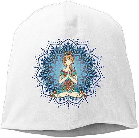 Fashion Solid Color My God Turtleneck Cap For Unisex White One Size