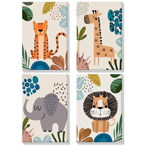 Tigers, Giraffes, Elephants, Lions