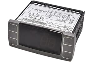 LSBYLM Dixell XR06CX-4N1F1 110V/50-60Hz 3 Relay Outputs Digital Thermostat Controller Compressor Defrost Fans Adjustable for Ventilated Refrigerating Units