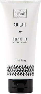 Scottish Fine Soaps Au Lait Body Butter 200ml Tube Moisturising Skin Care view 1