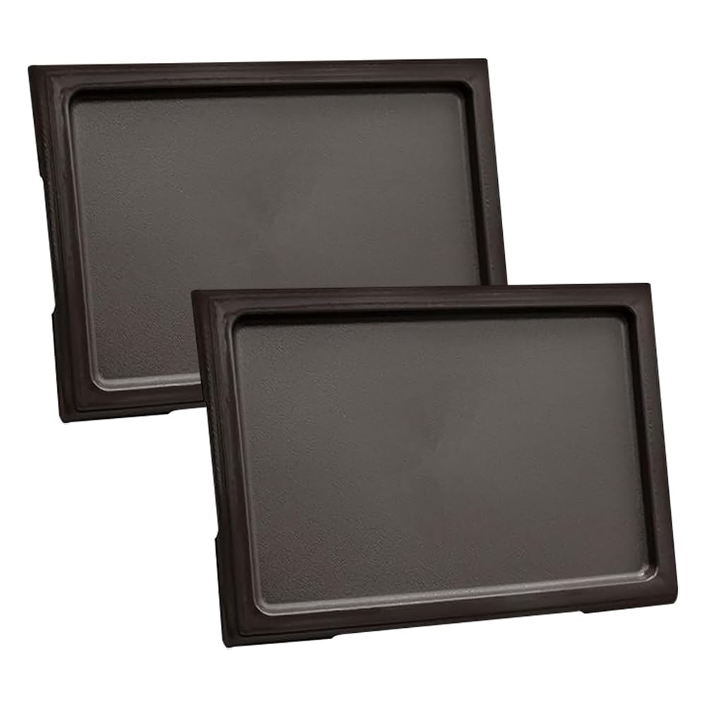 FSSTUD 2 Pcs Plastic Bonsai Tree Trays Indoor Plant Humidity Tray Small Plant Drip Pebble Trays Plant Water Catcher Tray Plant Drainage Saucer