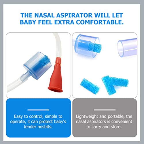 Kisangel 40Pcs Nasal Aspirator Hygiene Filter Nasal Filters Replacement