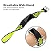 iGK Silicone Replacement Bands Compatible for Fitbit Charge 2, Adjustable Breathable Sport Strap Smartwatch Fitness Wristband with Air Holes Yellow Small