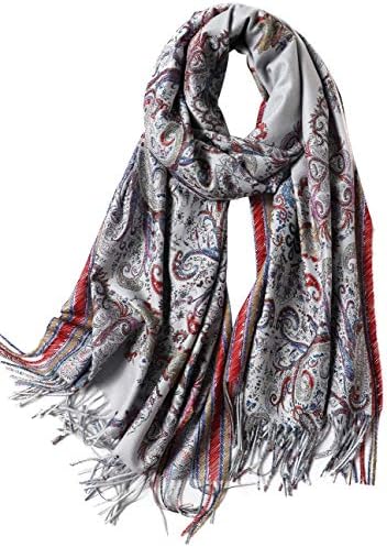 CARESEEN Women's Boho Bohemian Winter Large Blanket Oversized Fringed Scarf Wraps Travel Shawl Gift …
