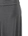 LL WB1105 Womens Lightweight Fold Over Flared Midi Skirt XL HEATHER_CHARCOAL