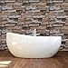 Timeet Stone Peel and Stick Wallpaper,Self-Adhesive Wallpaper 3D Stone Textured Removable Wallpaper Décor Film for Room 17.7in x 16.4ft