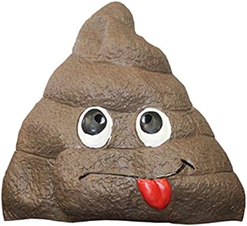 glitterNglamour's Halloween Doo Doo Mask- Shit Head Emoji Mask prop
