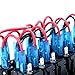 DCFlat Waterproof 3 Gang / 4 Gang / 6 Gang Circuit LED Car Marine Boat Rocker Switch Panel with Fuse Dual USB + Power Socket Breaker Voltmeter Overload Protection (6 Gang Breaker Panel)