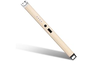 Electric Lighter, Rechargeable Lighter with Battery Indicator Light and Safety Switch, Electric Candle Lighters for Scented C
