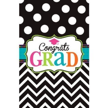 Dream Big Graduation Plastic Table Cover package of 3