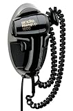 Andis 30220 Hangup 1600W Hair Dryer with Cord Hanger, Black