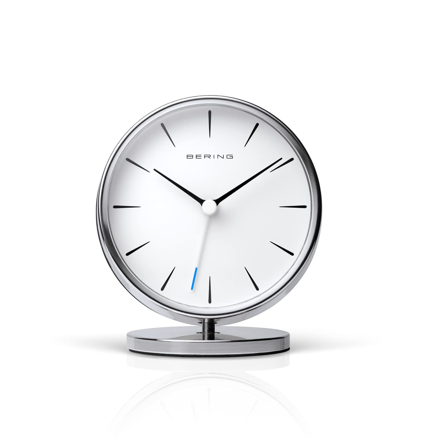 BERING Alarm Clock 90096-044R, Silver, 10