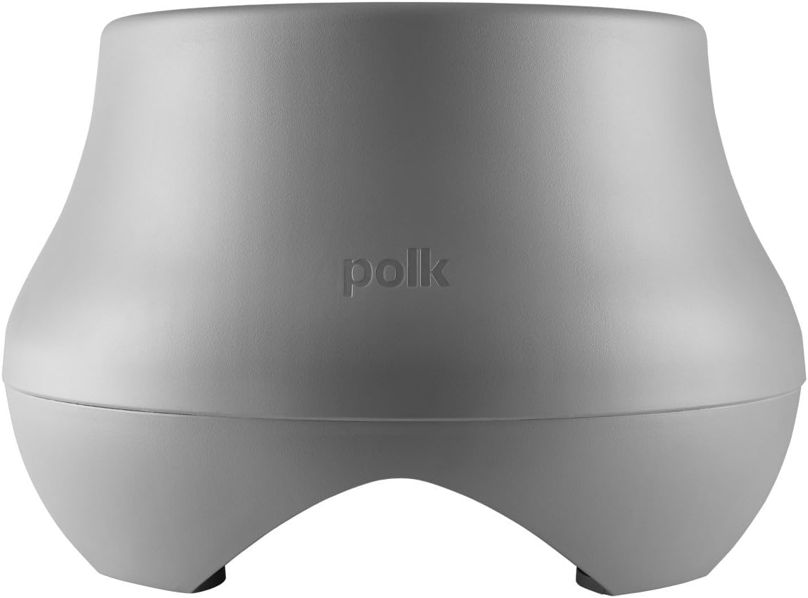 Polk Audio Atrium SUB100 Outdoor Passive Subwoofer, Features 10" Long-Throw Dynamic Balance Driver, Down Firing Subwoofer, All-Weather Durability, Grey