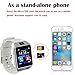 GZDL Bluetooth Smart Watch DZ09 Smartwatch Watch Phone Support SIM TF Card with Camera for Android iOS iPhone Samsung LG Phones White