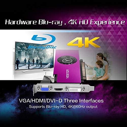Yeston RX550-4G D5 LP grafische kaart 4GB geheugen Radeon Chill GDDR5 128bit 6000MHz VGA/DVI-D GPU - Image 5