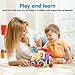 LUKAT Toddler Toy for 1 2 3 4 Years Old Baby Activity Early Educational Toys Drop and Go Truck with 3 Color Balls Popper Sorting / Light/ Talking Music Locomotive