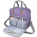 LUXJA Carrying Case Compatible with Cricut Easy Press (9 inches x 9 inches), Tote Bag Compatible with Cricut Easy Press and Supplies (Bag Only, Patent Design), Purple