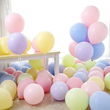 Party Propz Pastel Colored Balloons For Birthday Party Baby