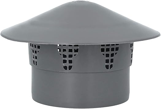 Drainage Air Vent Hood 50 75 110 160 Mm Grey Roof Vent Amazon De Baumarkt