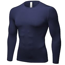 Men's Compression Shirt Long Sleeve Cool Dry