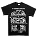 Customised Perfection BeetleBugCamperClassicBlueprintT ShirtBLK2XL XXL Black