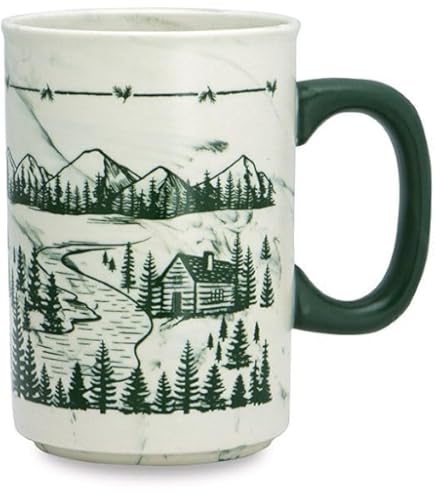 Amazon.com: 16 oz Coffee Mugs, On Mountain Time, Travelers Gift, 16 Ounces  : Home & Kitchen