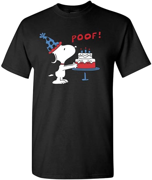 Snoopy's Birthday TShirt Amazon.co.uk Clothing