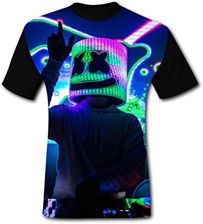 LSCX003 Marsh_Me Fashion 3D Printing Men's Short Sleeve Shirts XXL