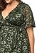 Kiyonna Women's Plus Size Lustrous Lace Wrap Top