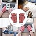Unisex Women's & Men's USB Heated Gloves Mitten Winter Hands Warm Laptop Gloves,Yinuoday Full & Half Heated Fingerless Heating Knitting Hands Warmer Washable Design (Women Rose)