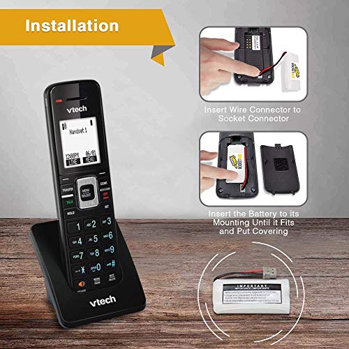 2-Pack RocketBus Replacement Battery for Uniden BT-1016 BT-1021 BT-1025 BT-1008 Cordless Phone Handset System