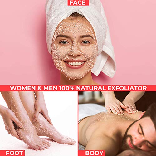 O Naturals Exfoliating Dead Sea Salt Grapefruit Essential Oil Face Body