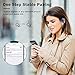 Wireless Earbuds, Faicy True Wireless 5.0 Deep Bass Mini in-Ear Headset HD Stereo IPX5 Headphones with Built-in Mic, 24Hr Play Time with 480mAH Battery Charging Case