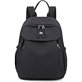 YANAER Mini Backpack for Women Small Backpack Lightweight Purse Cute Stylish College Bookbag Casual Daypack Work Travel PartyBlack