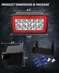 BESTVIEW 5-In-1 LED Rear Fog Light Assembly Kits