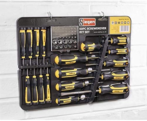 Siegen S01110 60pc Screwdriver Bit Set, Multicoloured, Variety Pack - Image 3