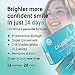 Cali White TEETH WHITENING STRIPS, 6% Hydrogen Peroxide Gel, Enamel Safe, Easy & Convenient Home Kit includes 14 Treatments (28 Strips) with a Fresh Mint Flavor