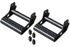 N-FAB RealTruck RKR Detachable Steps (Sold In Pairs) | Textured Black | JPTS32 | Compatible With All RKR Rails by RealTruck