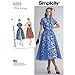 Simplicity 8252 1950's Vintage Redingote and Party Dress Sewing Pattern, Sizes 12-20