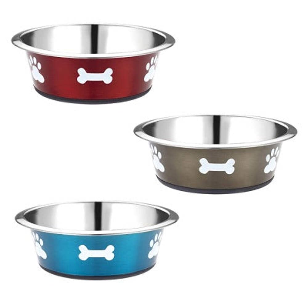 Classic Pet Products Posh Paws Stainless Steel Dog Bowl 1600ml
