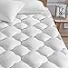 SERWALL Queen Mattress Pad Cover, Cooling Mattress Protector for 8-21