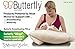 Moonlight Slumber Butterfly Breastfeeding Pillow with Removable Hypoallergenic, 100 Percent Organic Cotton Natural-Colored Case