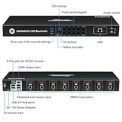 TESmart 8 Port HDMI KVM Switch 4K @ 30Hz with