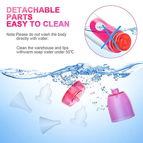 SUMGOTT Nasal Aspirator Baby Nose Suction - USB Charge Nose Sucker Newborn with 3 Suctions, Safer and Faster - Thumbnail 4
