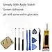 Ogodeal Apple Watch Repair Lcd Screen Replacement Parts Kit Series 1 A1802 and (1st Generation) A1553 Sapphire Crystal Version LCD Screen and Digitizer Assembly with Repair Tool Set 38mm