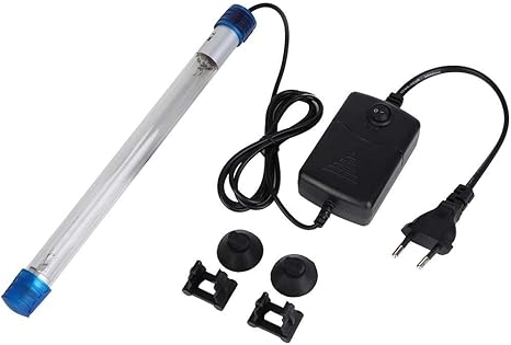 acuario esterilizador uv luz agua lampara limpia sumergible luz uv algas bacterias matar lampara para limpiar acuarios pecera piscinas de peces